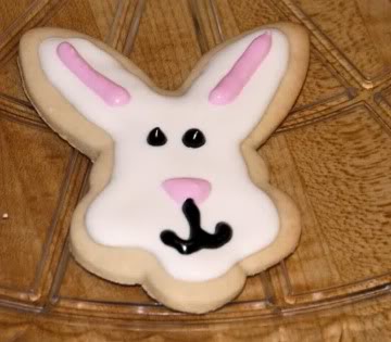 Bunny Face Sugar Cookie