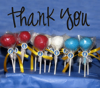 Troop Thank You Cake Pops