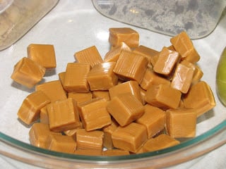 Caramel squares