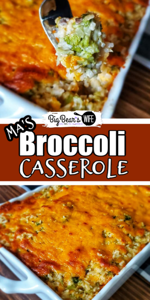 Ma’s Broccoli Casserole - Ma’s Broccoli Casserole recipe was handed down to me by my grandmother and it's always on the table for every holiday and party around here! I'll show you how I make it so that you can add it to your favorites list too! 