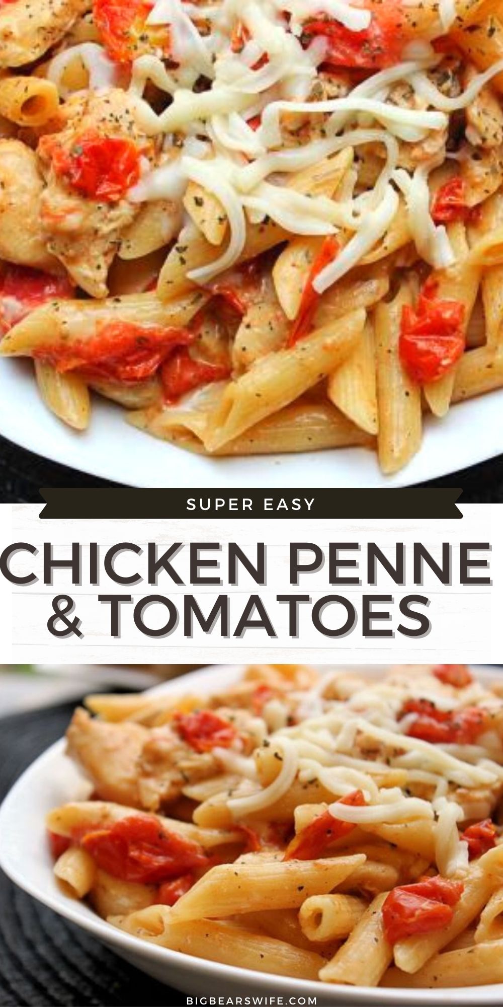 This Super Easy Chicken Penne & Tomatoes is a Pampered Chef Grilled Chicken Penne al Fresco Recipe that I got from a friend years ago. It is a great easy dinner recipe!! 
 via @bigbearswife