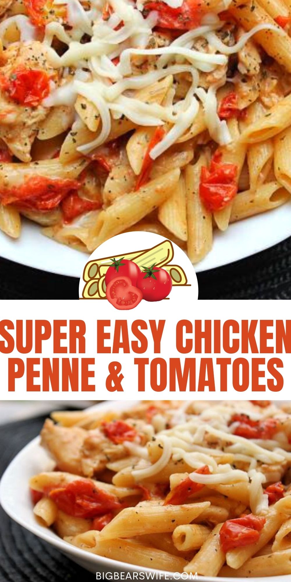 This Super Easy Chicken Penne & Tomatoes is a Pampered Chef Grilled Chicken Penne al Fresco Recipe that I got from a friend years ago. It is a great easy dinner recipe!! 
 via @bigbearswife