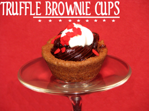Truffle Brownie Cups