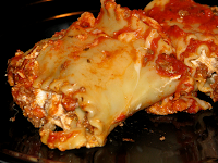 Meaty Lasagna Roll Ups