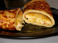 Banana Caramel and Cream Cheese Crepes