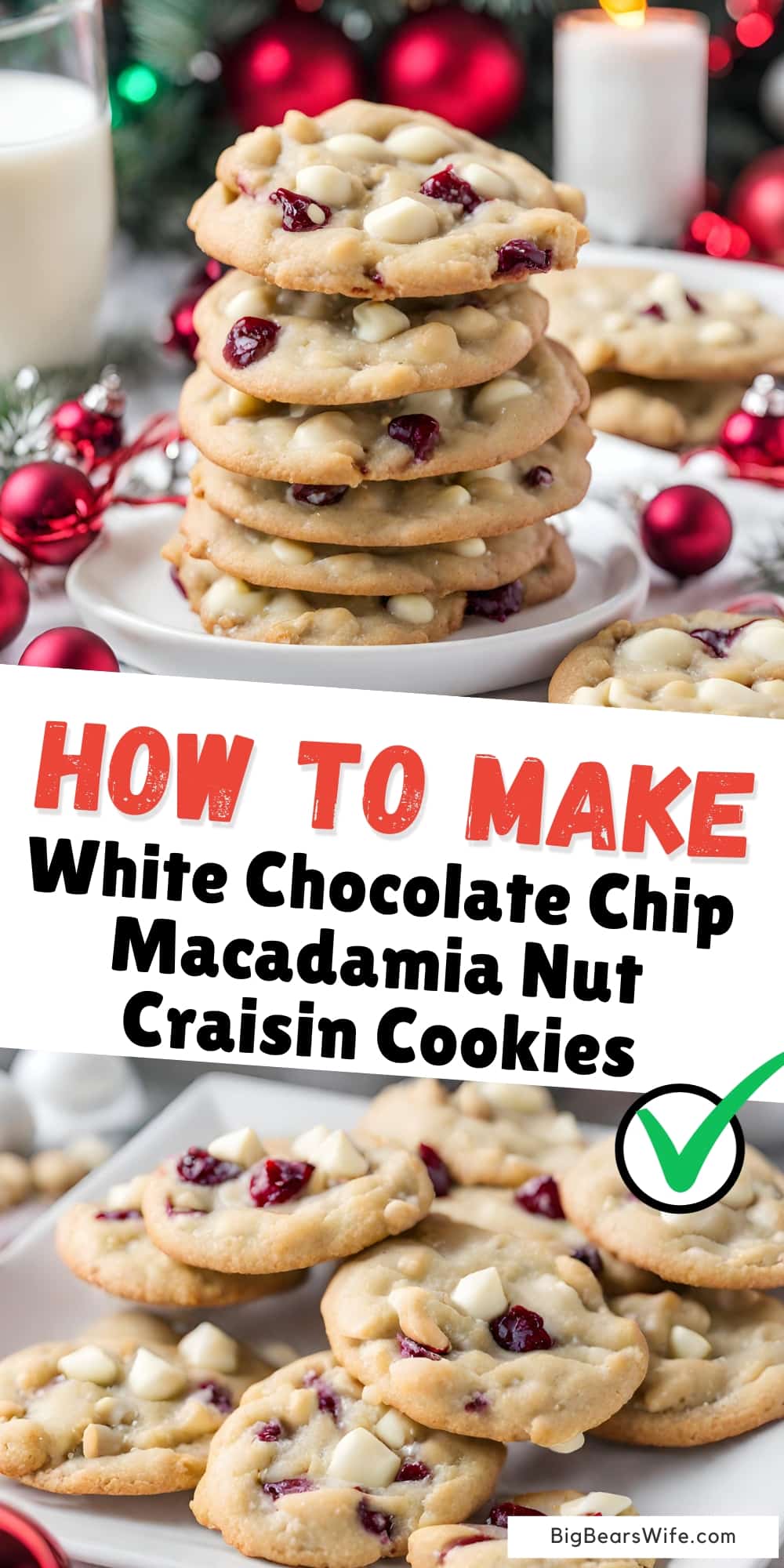 Looking for a new addition to your cookie collection? Look no further! Discover the magic of white chocolate chip macadamia nut craisin cookies and why they deserve a spot in your baking repertoire. With their irresistible combination of creamy white chocolate, buttery macadamia nuts, and tangy craisins, these cookies are sure to become a family favorite. via @bigbearswife