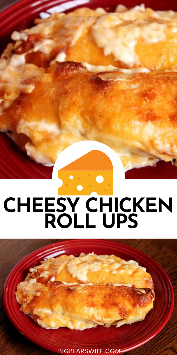 These easy Cheesy Chicken Roll Ups remind me of cheesy chicken enchiladas! The're easy to make and super delicious! 

 via @bigbearswife