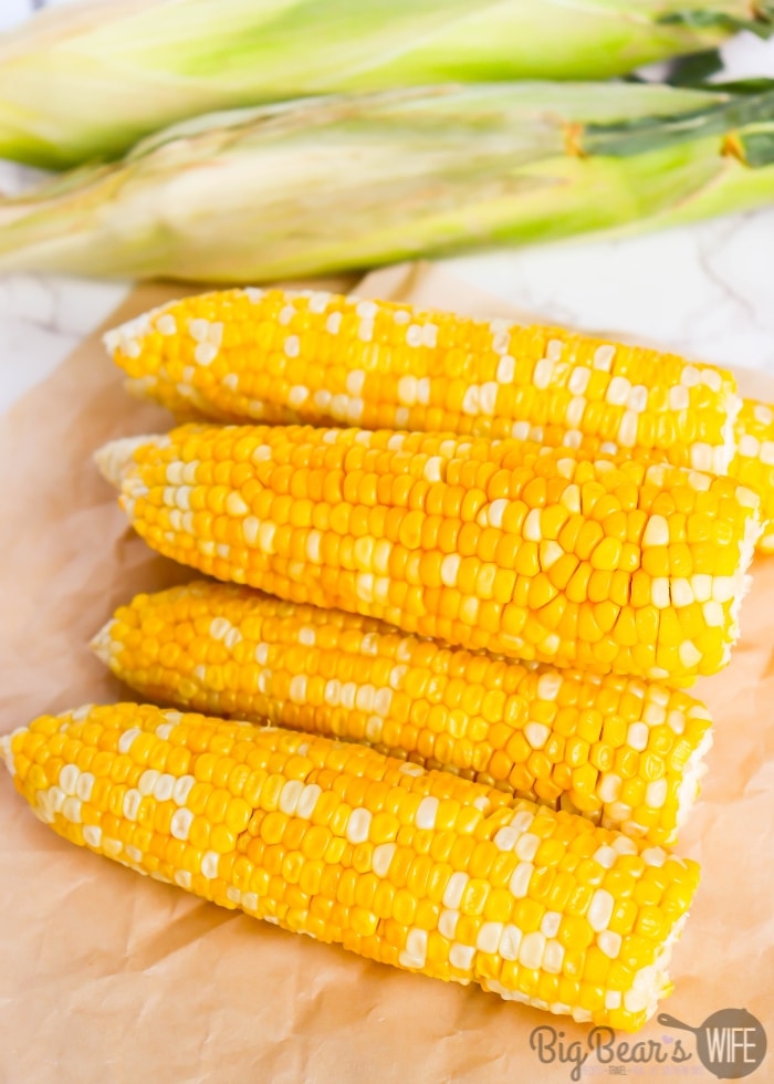 4  Minute Steamed Corn on the Cob