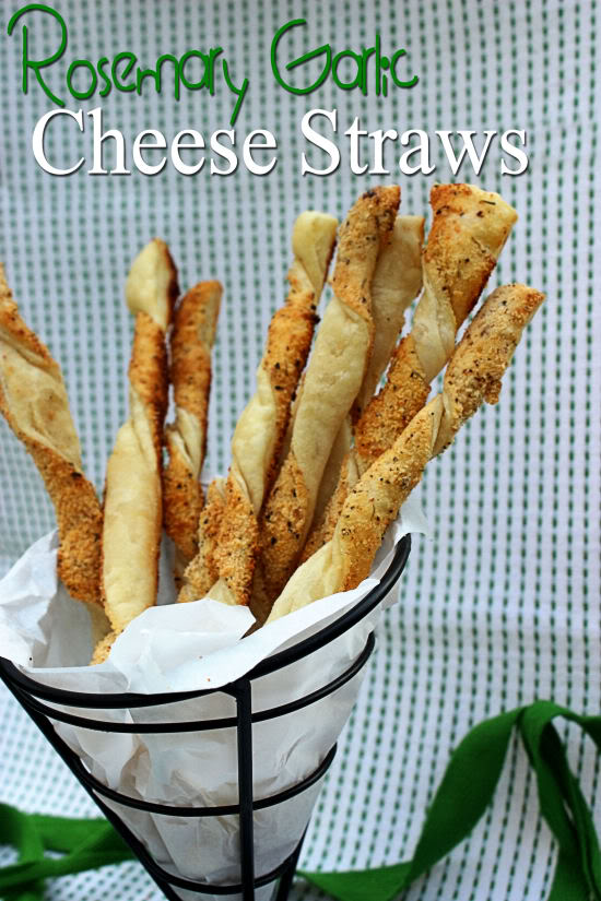 Rosemary Garlic Cheese Straws