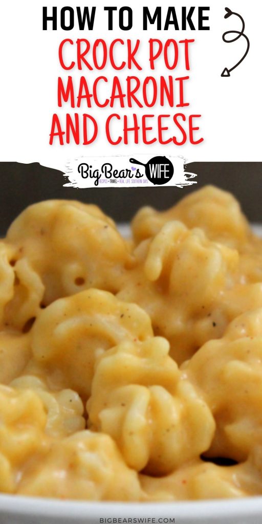Did you know that you can make Macaroni and Cheese in the slow cooker? You CAN! It's so easy with my favorite Crock Pot Macaroni and Cheese recipe! 