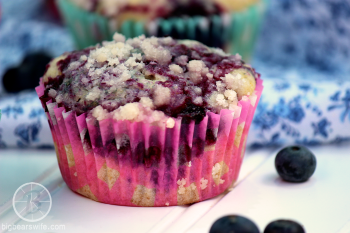 These Sugar Crusted Blueberry Muffins might qualify as the BEST blueberry muffin recipe that I've ever made! 