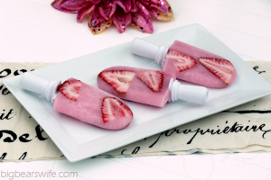 Pink Lemonade Strawberry Pops and a Zoku Quick Pop™ Maker Review