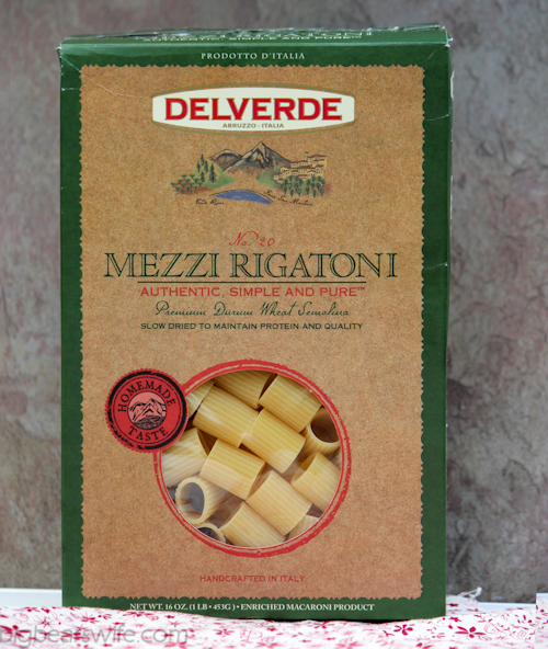 Creamy Tomato Parmesan Mezzi Rigatoni | BigBearsWife.com