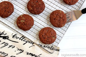 Mint Chocolate Brownie Cookies