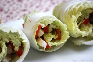 Avocado Chicken Cabbage Wraps & a Giveaway #AvoAllStars