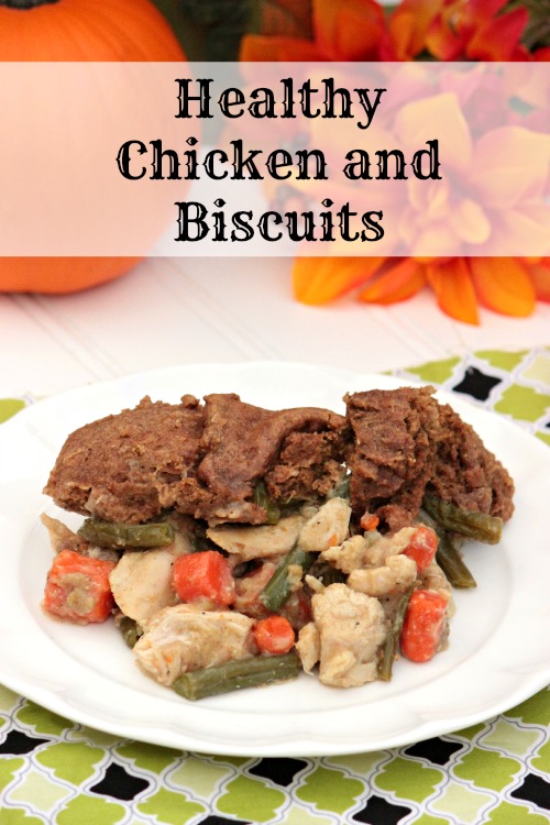 Healthy Chicken and Biscuits #OurOctoberChallenge  @bigbearswife BigBearsWife.com