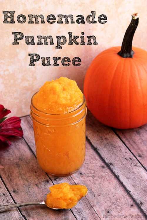 Homemade Pumpkin Puree | BigBearsWife.com @bigbearswife