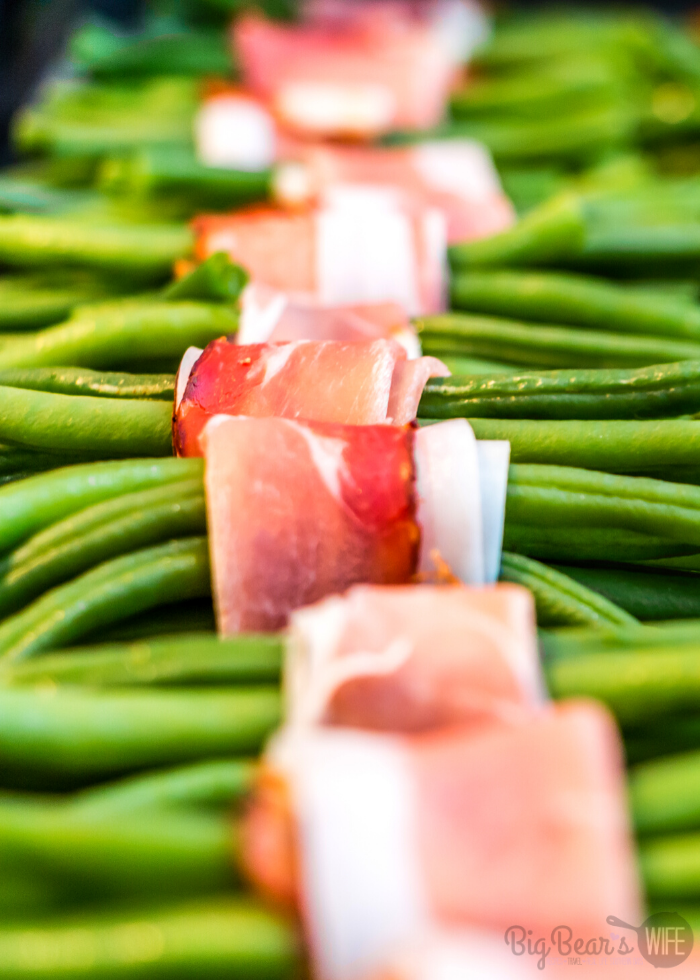 These tasty Bacon Wrapped Green Beans are really easy to make and are a great side dish! 