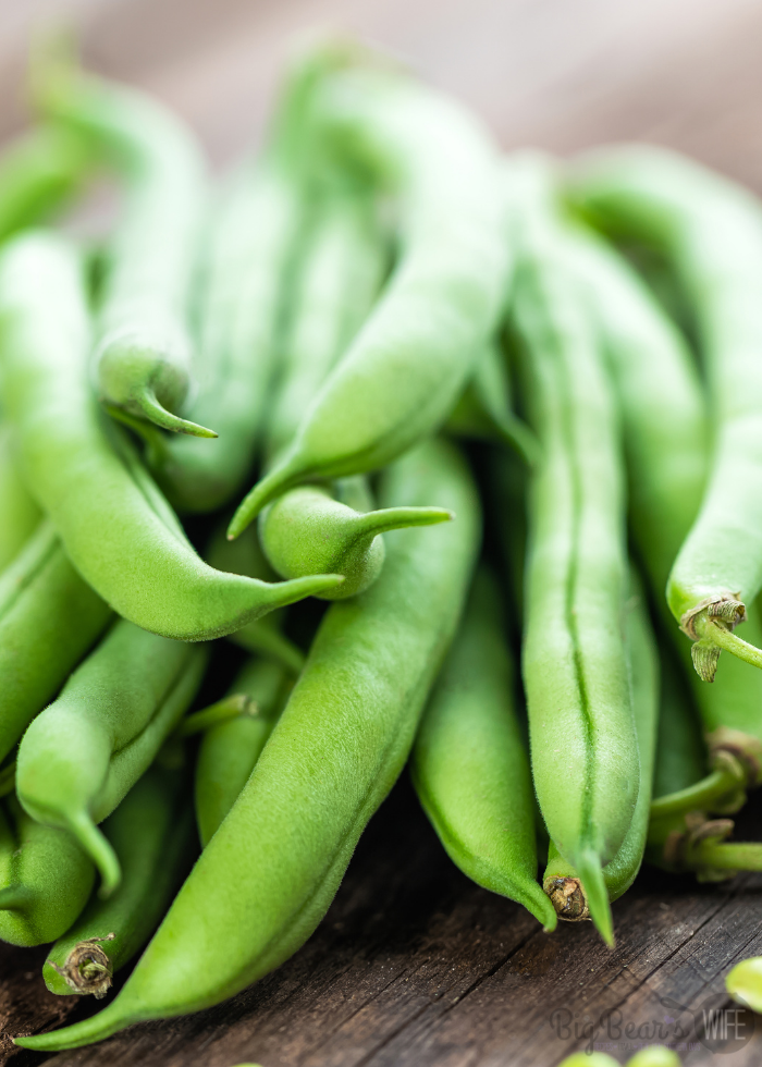 raw green beans