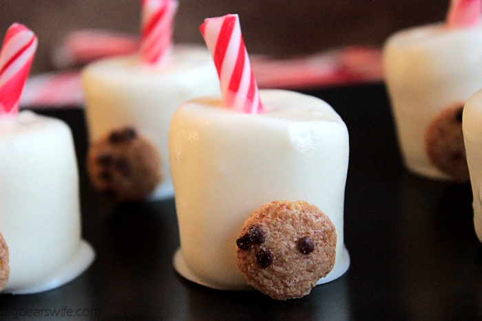"Milk and Cookie" Chocolate Covered Marshmallows | BigBearsWife.com
