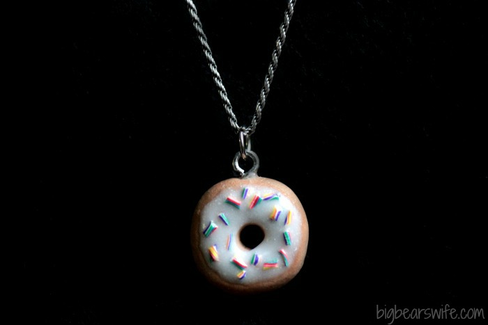 Rainbow Sprinkle Donut Charm  | BigBearsWife.com 