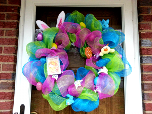 Easter Deco Mesh Wreaths