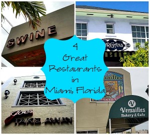 4 Great Places to Eat in Miami, Florida