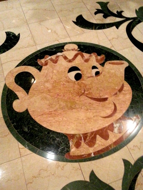 Mrs. Potts in the lobby at Disney's Grand Floridian Resort & Spa