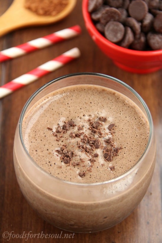 Skinny Double Chocolaty Chip Frappuccino from Amy's Healthy Baking