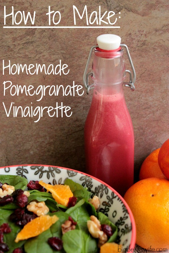 How to make Homemade Pomegranate Vinaigrette