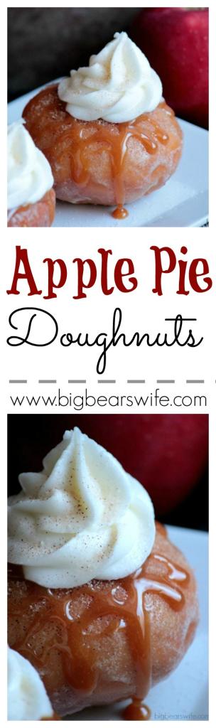 Apple Pie Doughnuts #RubyFrost