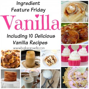 Ingredient Feature Friday: Vanilla –  Including 10 Delicious Vanilla Recipes