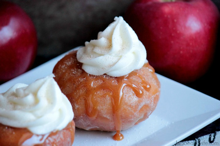 Apple Pie Doughnuts #RubyFrost - Click the Photo to get the recipe 