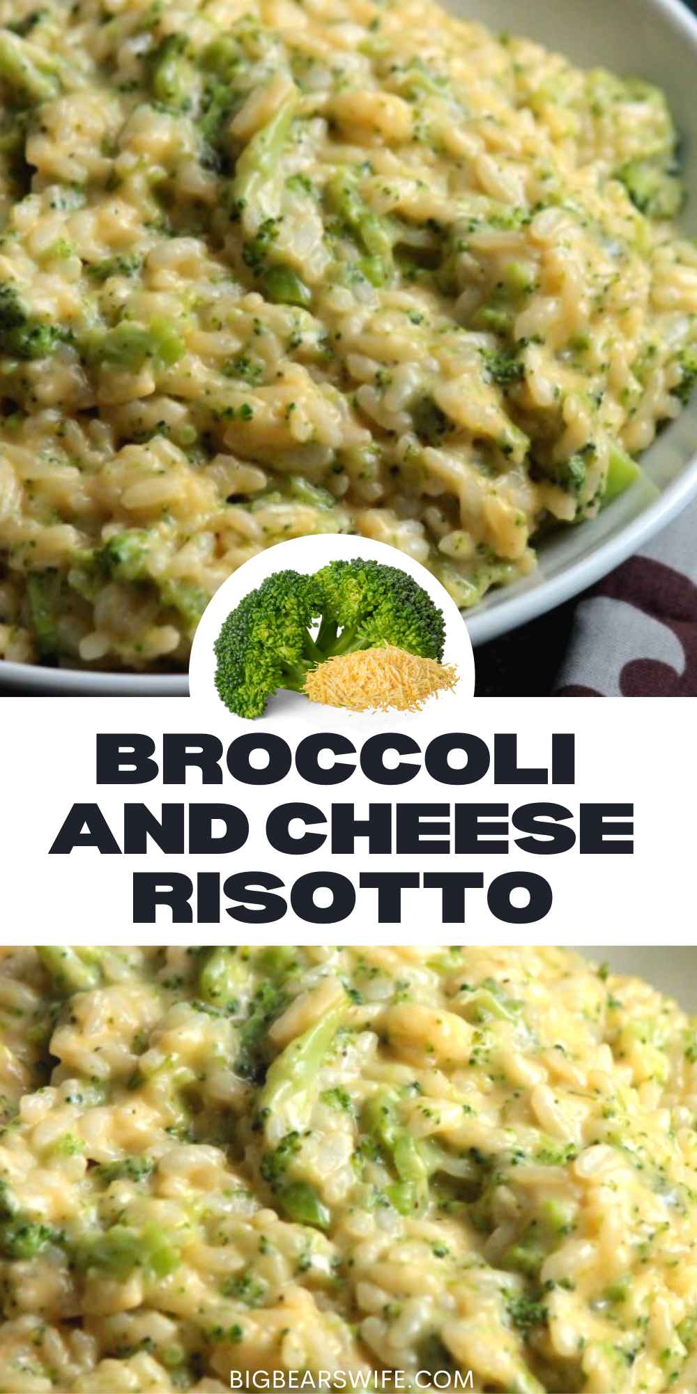 This Broccoli and Cheese Risotto is creamy and perfect with it’s cheese and bits of broccoli! It’s such a great comfort food and it’s easy to make at home!
 via @bigbearswife