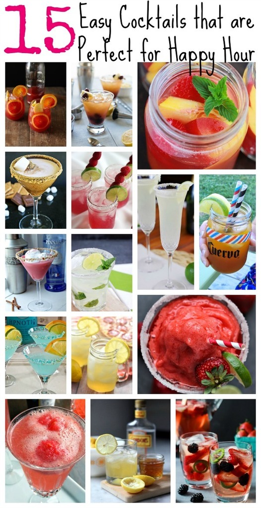 15 Easy Cocktails that are Perfect for Happy Hour 