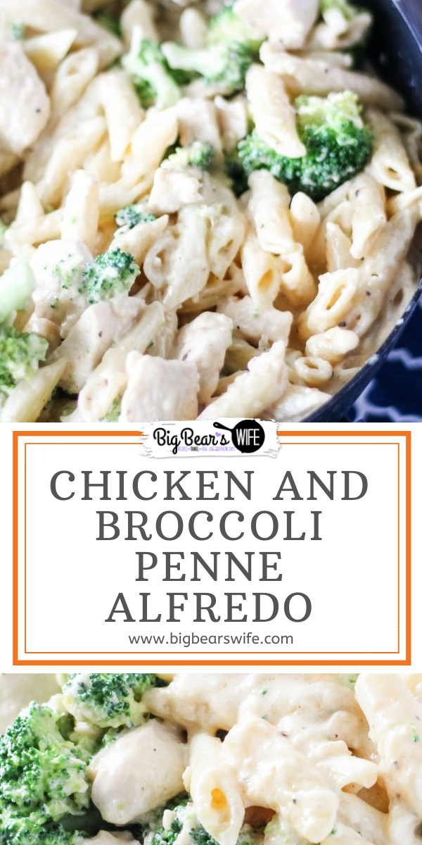 This Chicken and Broccoli Penne Alfredo is easy to whip up for dinner and delicious! This has been one of my most popular recipes for years! 
 via @bigbearswife