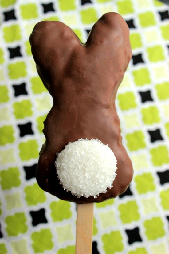 Chocolate Covered Bunny Rice Krispie Treats from Big Bear's Wife