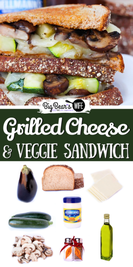 Perfectly Crispy Grilled Cheese & Veggies Hellmann's Strangewich - A perfectly made Grilled Cheese and Vegetable Sandwich packed with tasty roasted vegetables that are smothered with hot melted cheese!