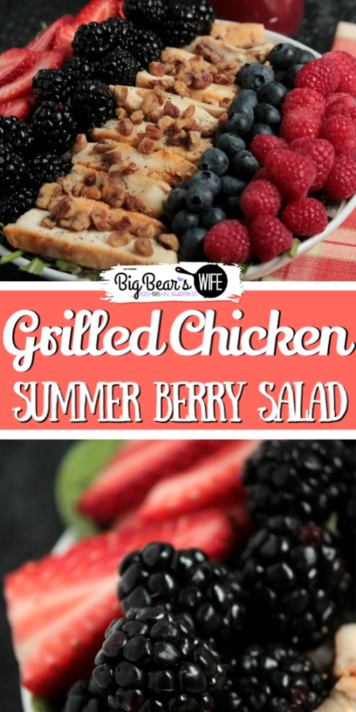 Grilled Chicken Summer Berry Salad