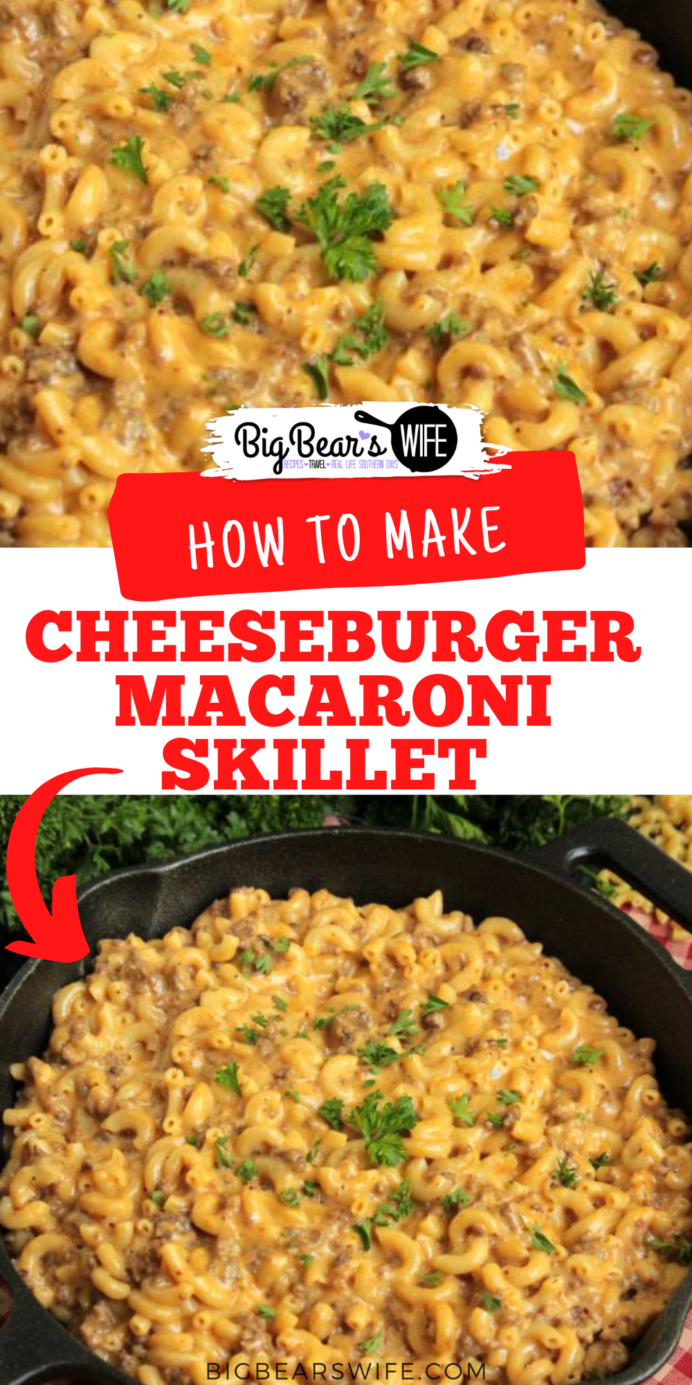 How many of y’all have tried to make Homemade Hamburger Helper before? This Cheeseburger Macaroni Skillet is my version of that favorite childhood dinner!

 via @bigbearswife
