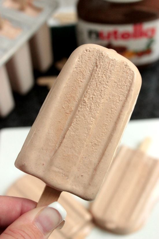 Nutella Cool Whip Popsicle