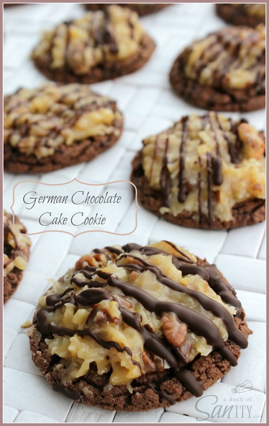 german chocolate cookie