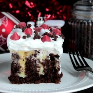 Chocolate Peppermint Poke Cake
