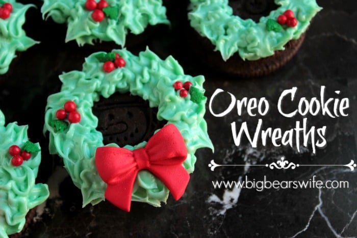 Oreo Cookie Wreaths