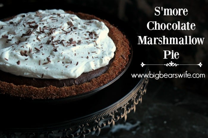 S'more Chocolate Marshmallow Pie