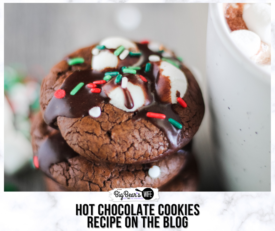 Hot Chocolate Cookies - Big Bear's Wife