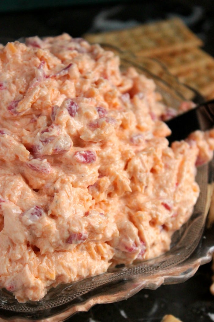 Homemade Pimento Cheese - Every good southern woman should have a homemade Pimento Cheese recipe in her back pocket! With the recipe from my grandmother's recipe box and a few tests in the kitchen, I made some of the best we've ever had!