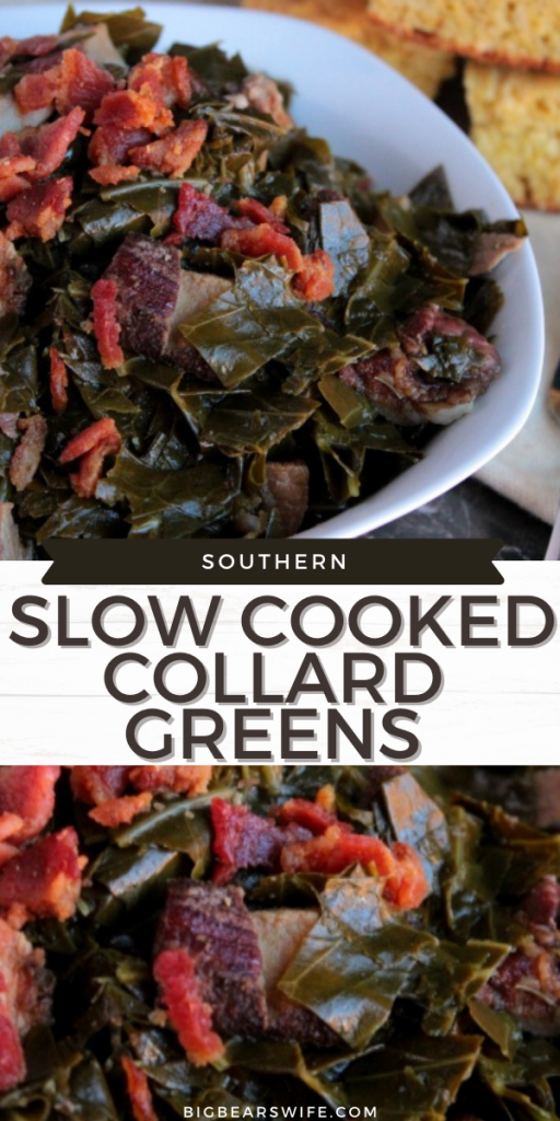 SOUTHERN SLOW COOKED COLLARD GREENS