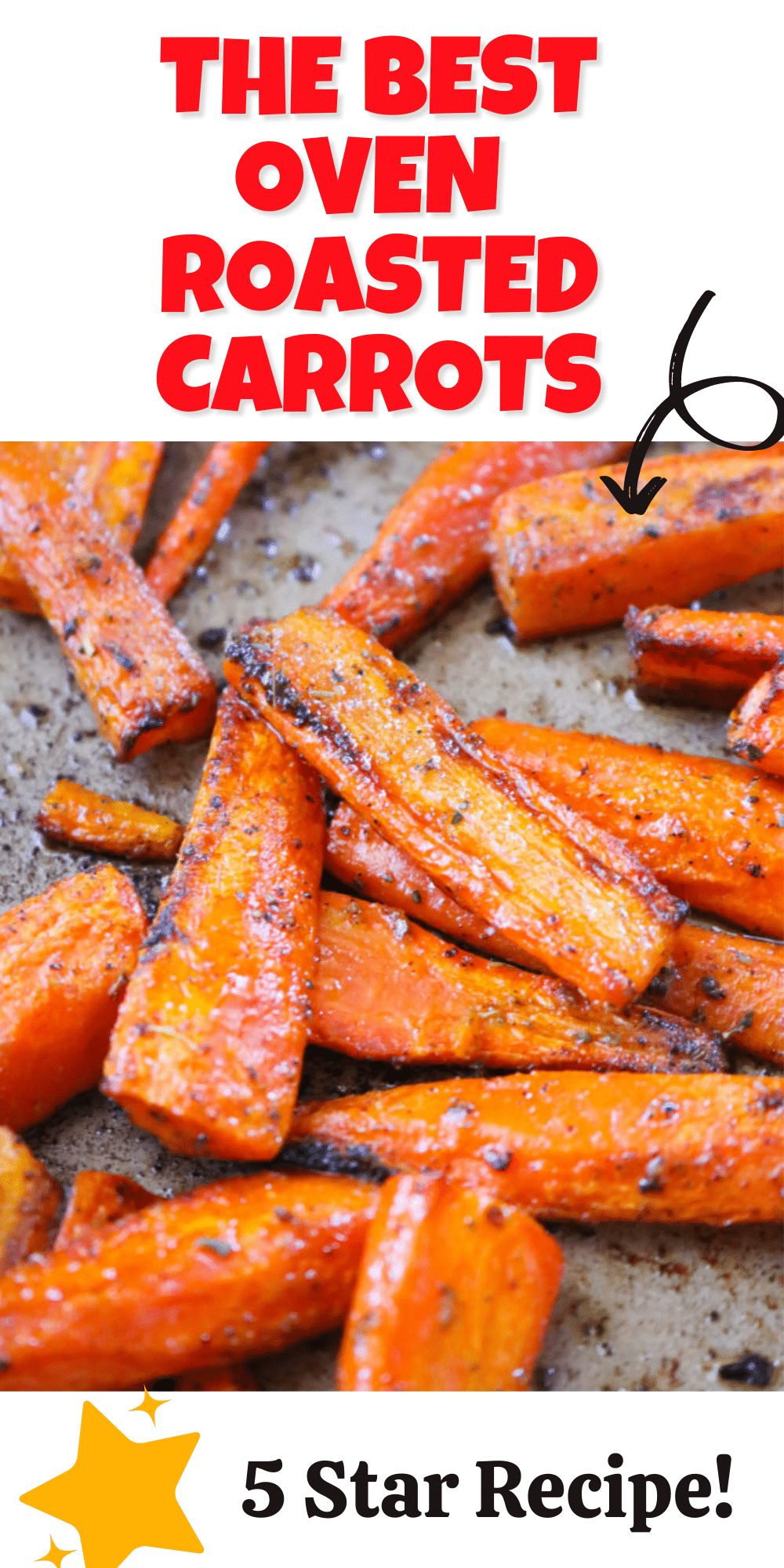 Oven Roasted Carrots make a great side dish that pairs perfect with almost any main course! These cooked carrots are oven roasted with a few seasonings and can be customized to use your favorites from the spice drawer! Ready in under 45 minutes and perfect for weeknights, weekends and meal prep! 

 via @bigbearswife