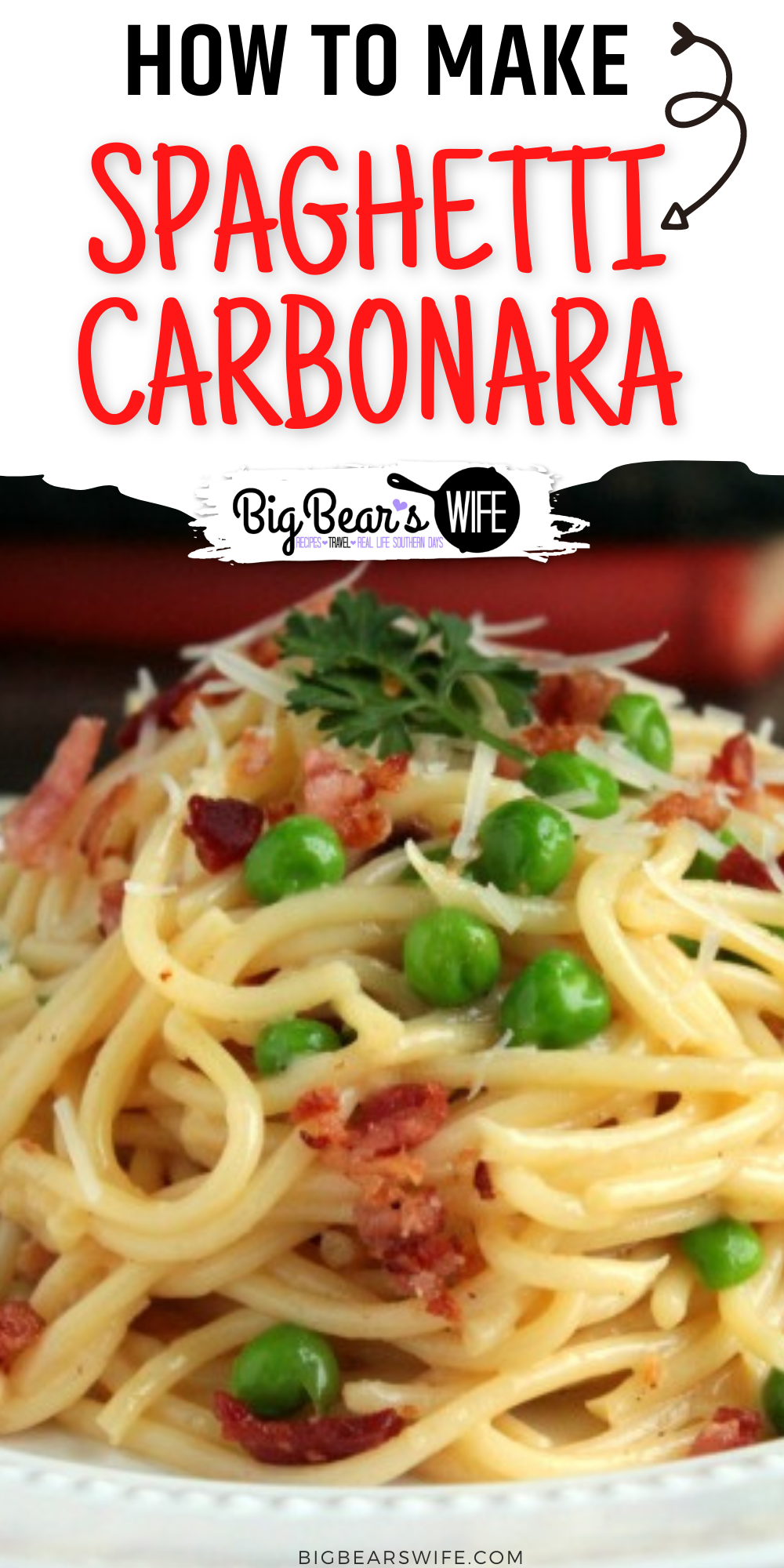 This Spaghetti Carbonara is quick to fix and I haven’t met anyone (yet) that doesn’t fall in love with it when we make it!

 via @bigbearswife
